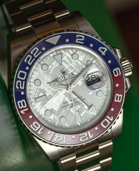 rolex meteorite dial cost|Rolex pepsi white gold price.